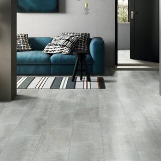 MSI Metallic Steel 24 in. x 48 in. Matte Porcelain Stone Look Floor and Wall Tile (16 sq. ft.Case) NMETSTE2448