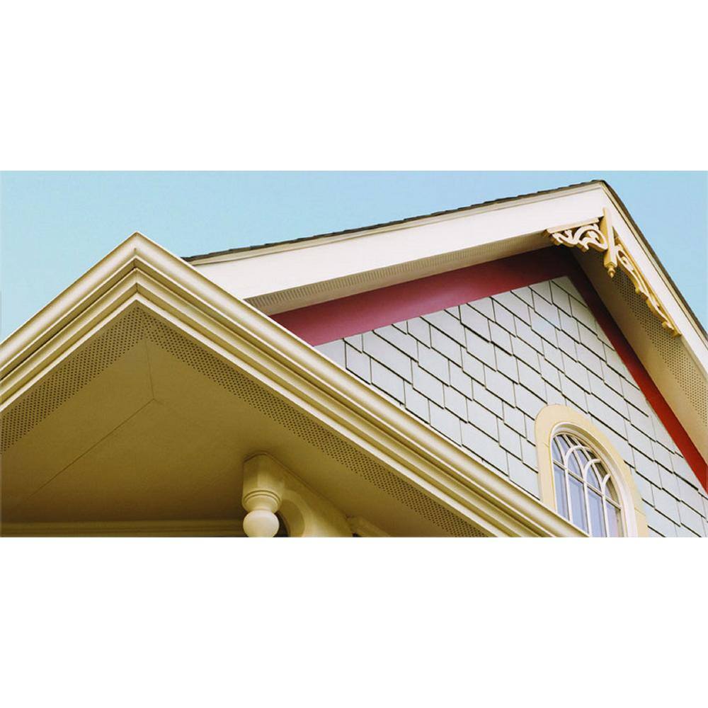 James Hardie 144 in. x 16 in. Rectangular White Paintable Composite Soffit Vent 9016084