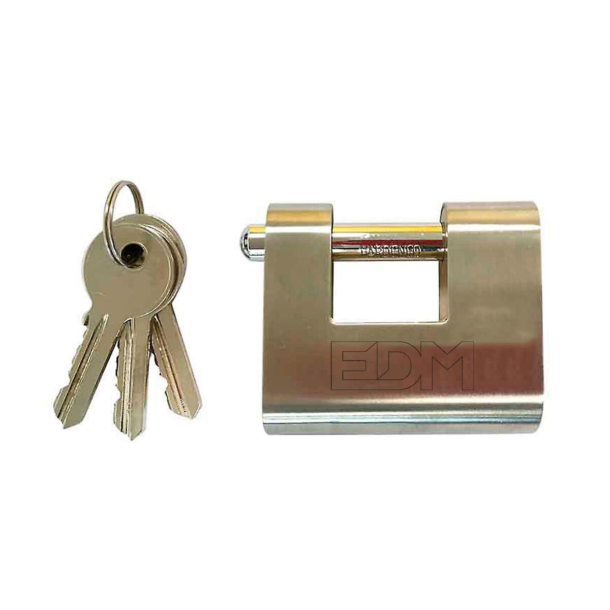 Key padlock EDM Safety Brass (6 x 5，3 x 2，55 cm)