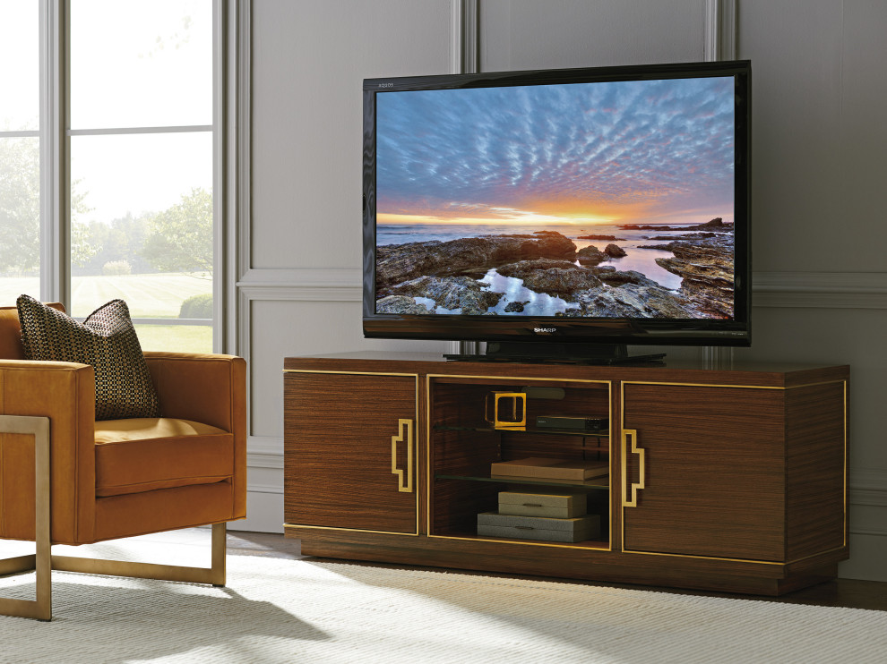 Aria Media Console   Contemporary   Entertainment Centers And Tv Stands   by HedgeApple  Houzz