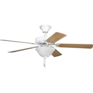 Progress Lighting Fan Light Kits Collection 2-Light Unfinished Ceiling Fan Light Kit P2612-01WB