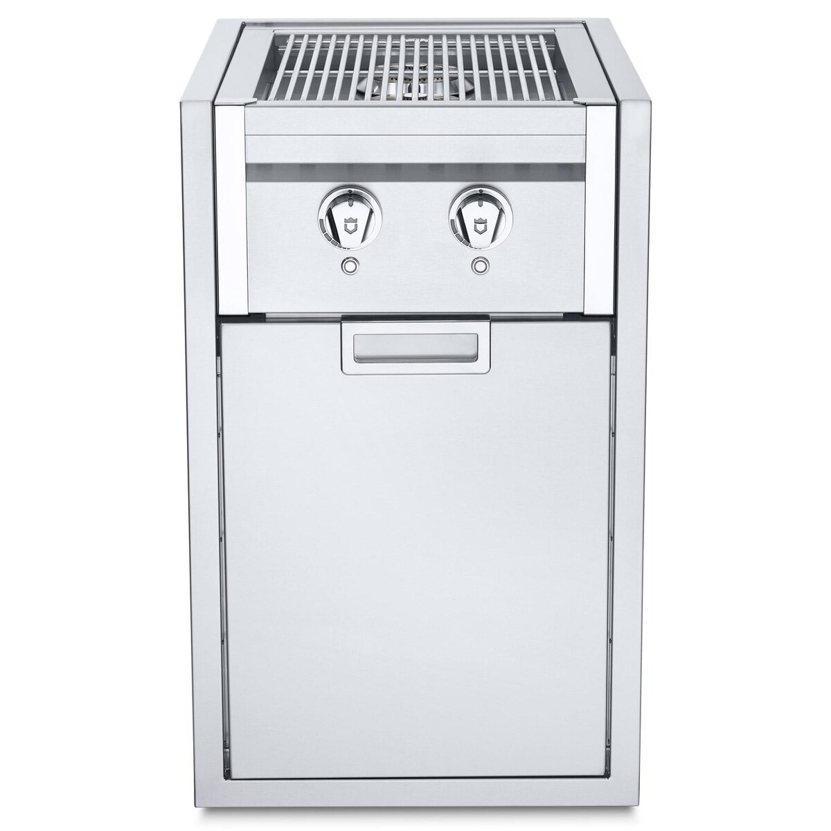 Crown Verity Infinite Series 21-Inch Enclosed Cabinet Storage W/ Natural Gas Double Side Burner And LED Lighting