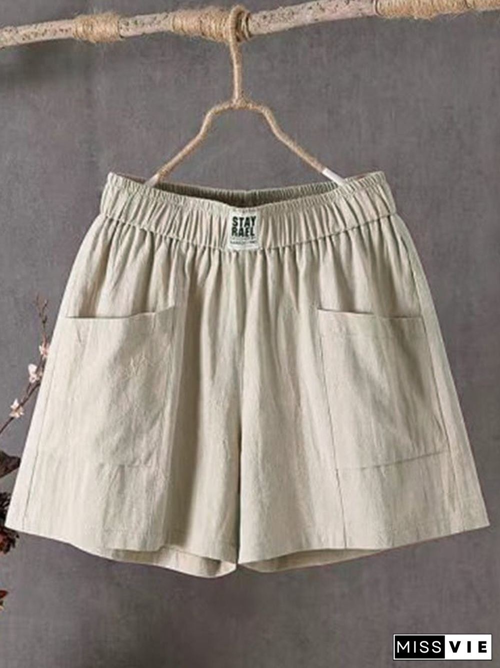 Cotton And Linen Leisure Retro Literary Loose And Thin Straight Pants