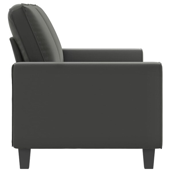 2-Seater Sofa Dark Gray 55.1