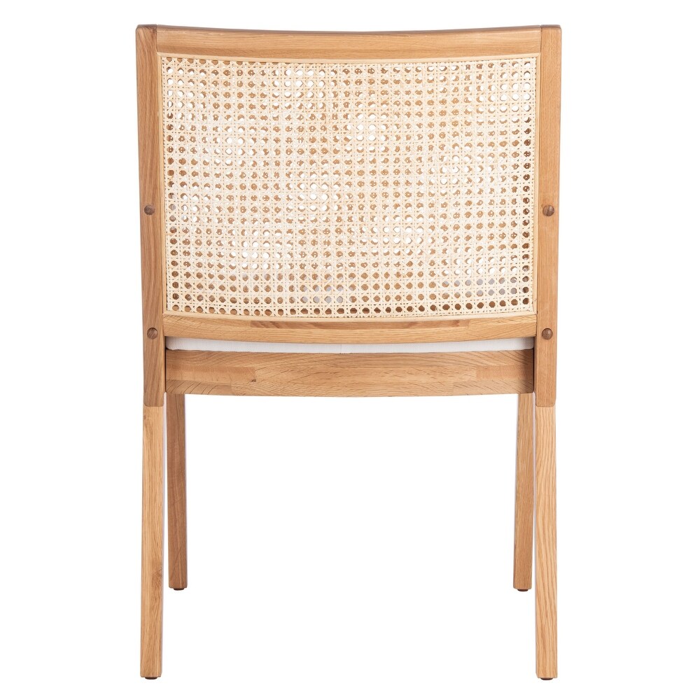 SAFAVIEH Couture Malik Rattan Dining Chair   21.9\