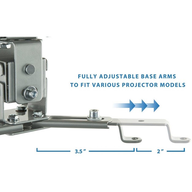 Mount it Projector Ceiling Mount For  Optoma Benq Viewsonic Lcd dlp Projectors With Adjustability Compact Universal Bracket Design