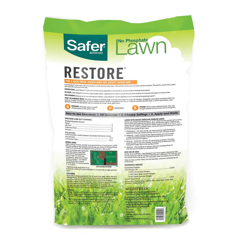 Safer Brand Lawn Restore Fertilizer