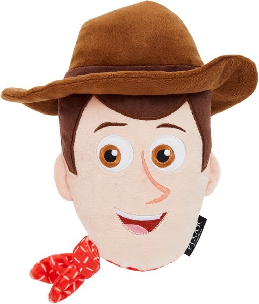 Pixar Woody Round Plush Squeaky Dog Toy