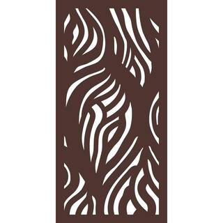 OUTDECO 516 in. x 24 in. x 48 in. Wooloomai Modular Hardwood Composite Decorative Fence Panel USADSWM1