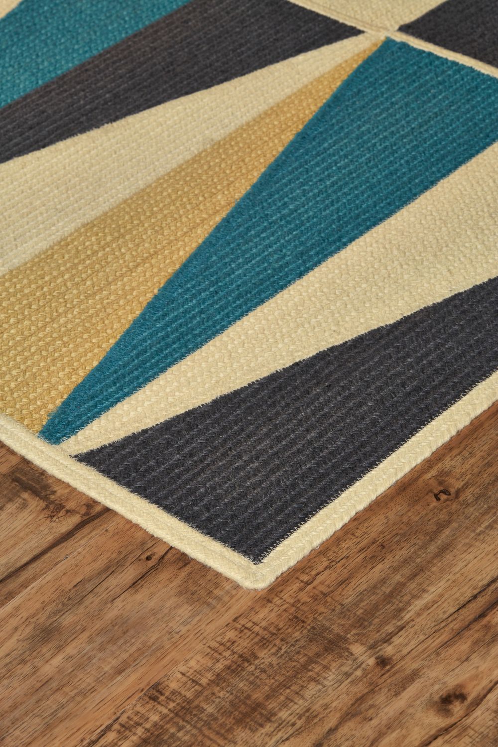 Chole Machine Braided Blue Rug by BD Fine