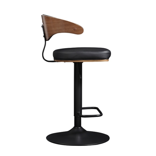 Art Leon Bentwood Swivel Adjustable Bar Stool