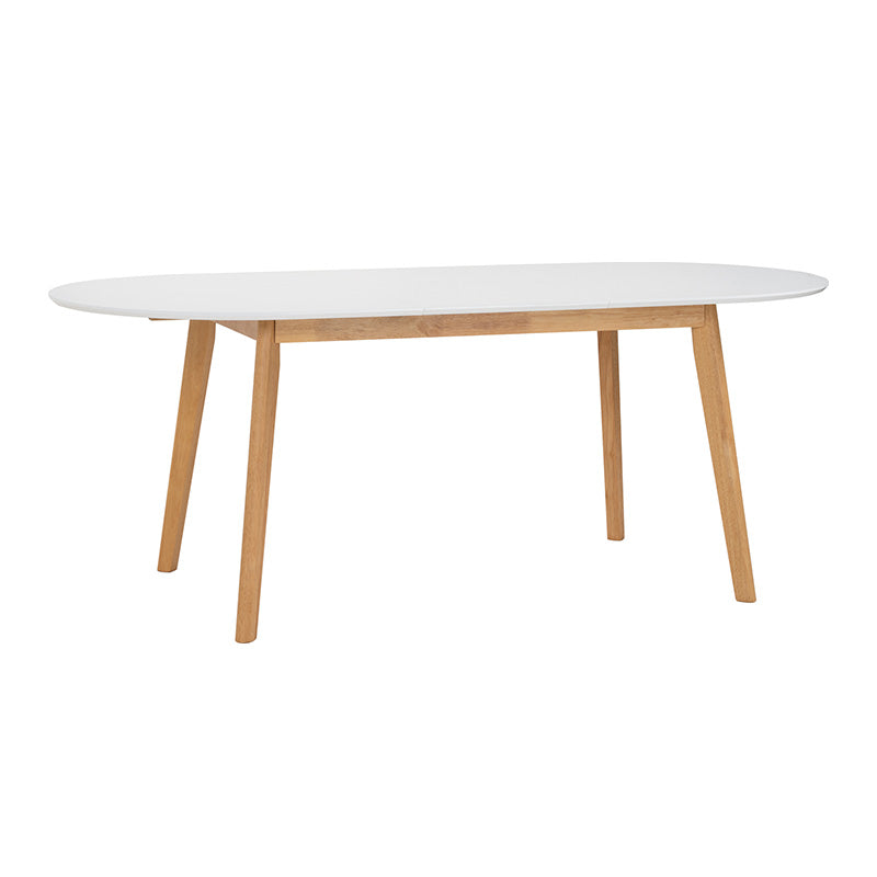 WERNER Extendable Dining Table 150-195cm  - Natural & White