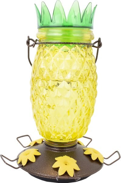 Perky-Pet Pineapple Top-Fill Glass Hummingbird Feeder