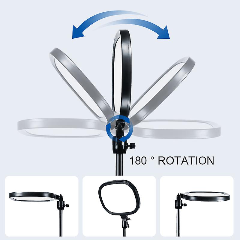 Desktop Led Panel Light Youtube Live Key Light Air Dimmable Photography Studio Lamp Extend Tripod Light Stand