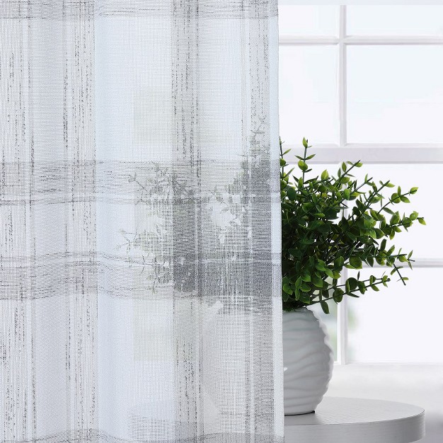 Trinity Buffalo Plaid Gingham Pattern Yarn dyed Short Curtains