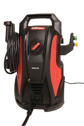 Hyper Tough Brand Electric Pressure Washer 1600PSI for Outdoor Use， Electric