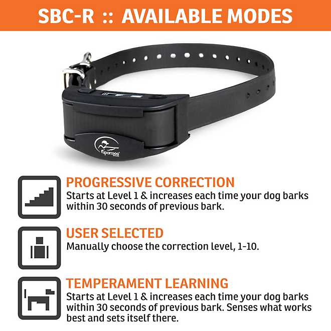 SportDOG Brand SBC-R Prem Bark Collar