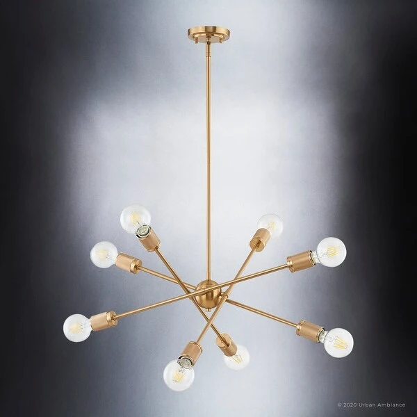 Luxury Mid- Century Modern Chandelier, 18