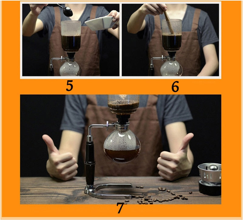 3/5Cups Siphon Coffee Maker