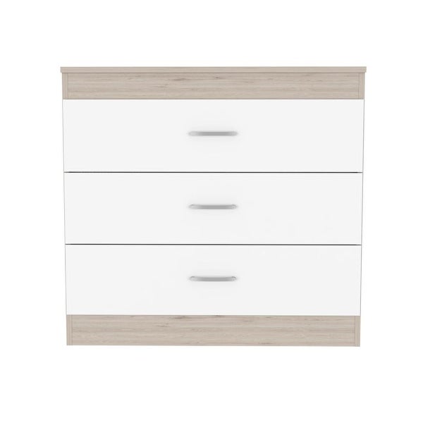 TUHOME Melia 3 Drawer Dresser with Superior Top and Metal Hardware - - 34809657