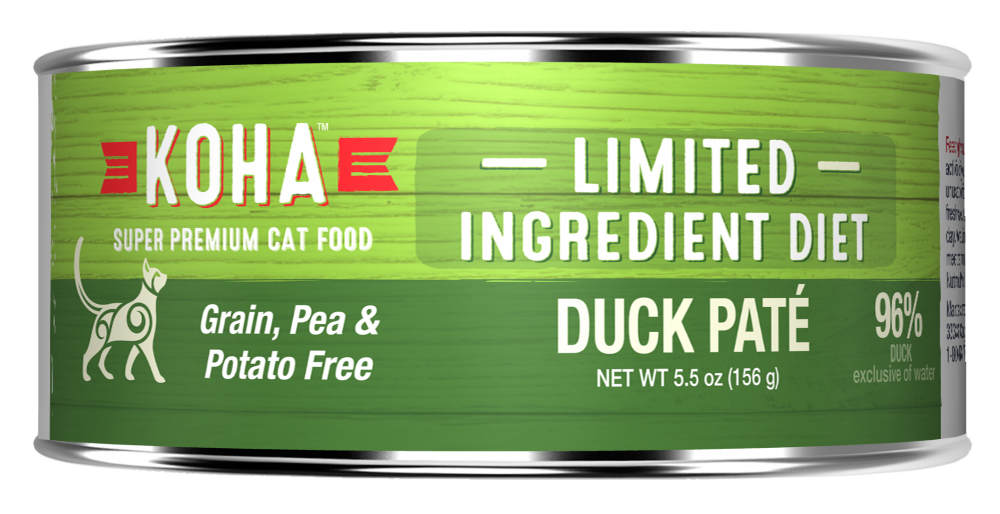 KOHA Grain  Potato Free Limited Ingredient Diet Duck Pate Canned Cat