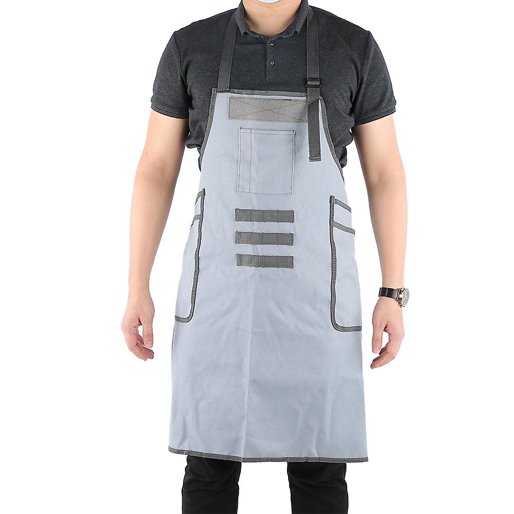 Multi-pocket Adjustable Fashion Kitchen Barbecue Cooking Restaurant Cafe Bib Aprons Work Uniformbarbecue Apron