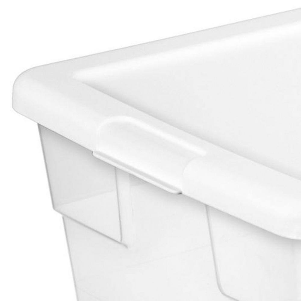 Sterilite 16 Qt. Plastic Storage Box Containers in Clear (12-Pack) 12 X 16448012