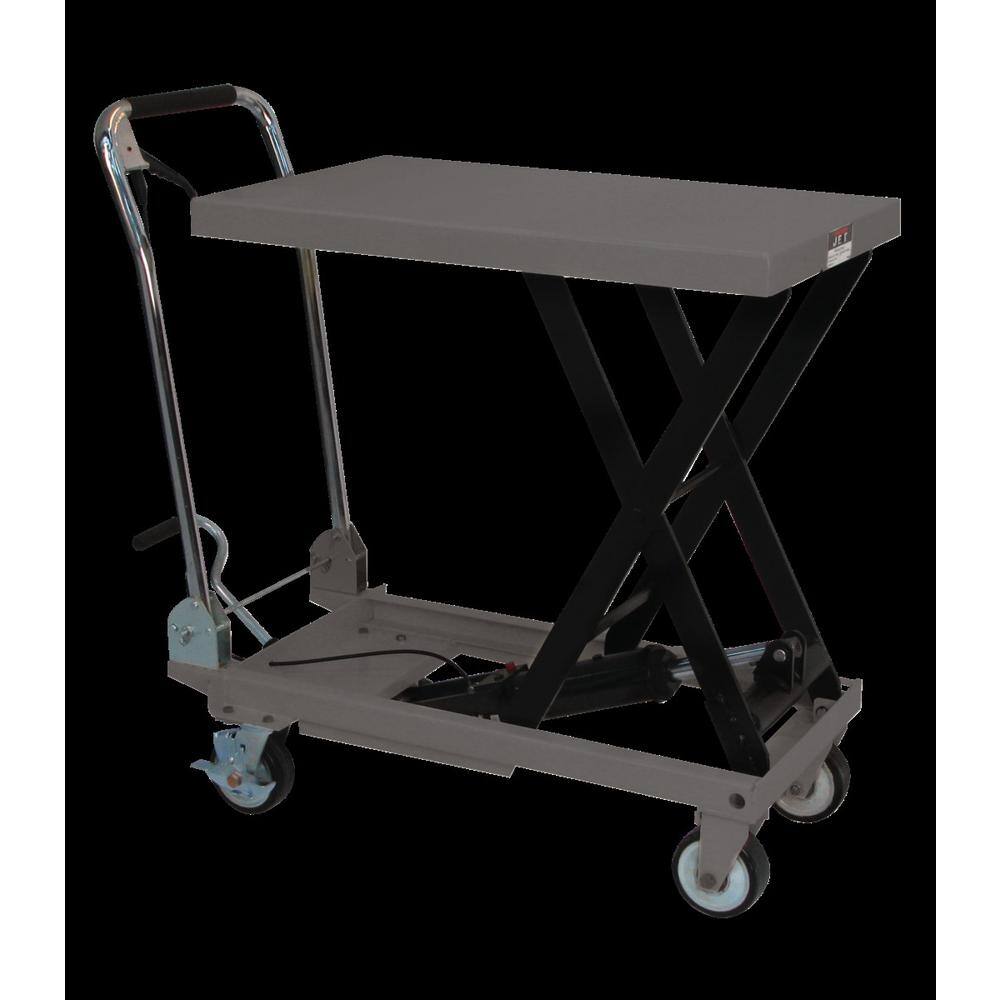 Jet 27.5 in. Table Scissor Lift Utility Cart with Folding Handle 140771