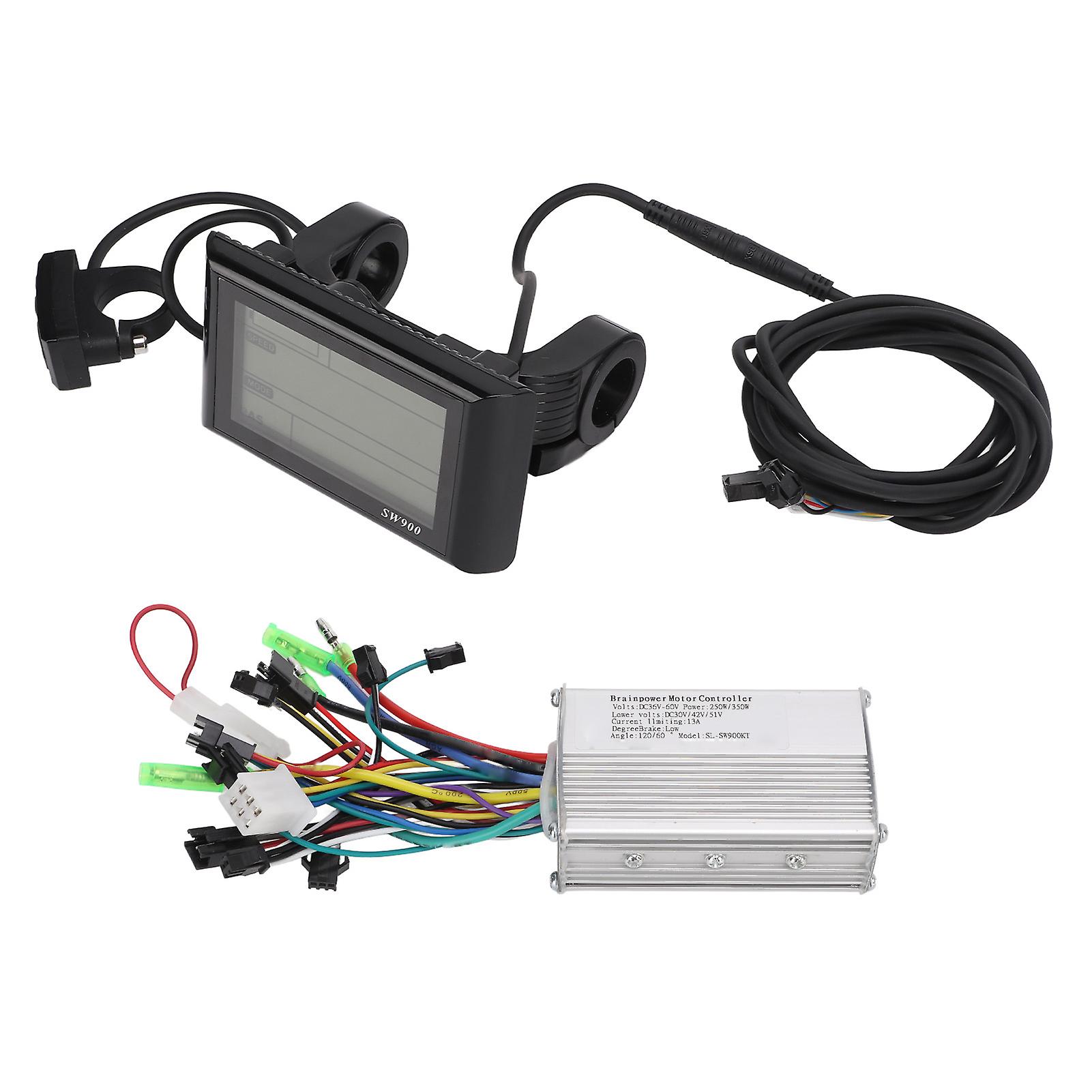 36v60v 250w/350w Brushless Motor Controller And Sw900 Lcd Display Kit For Electric Bicycle Scooter