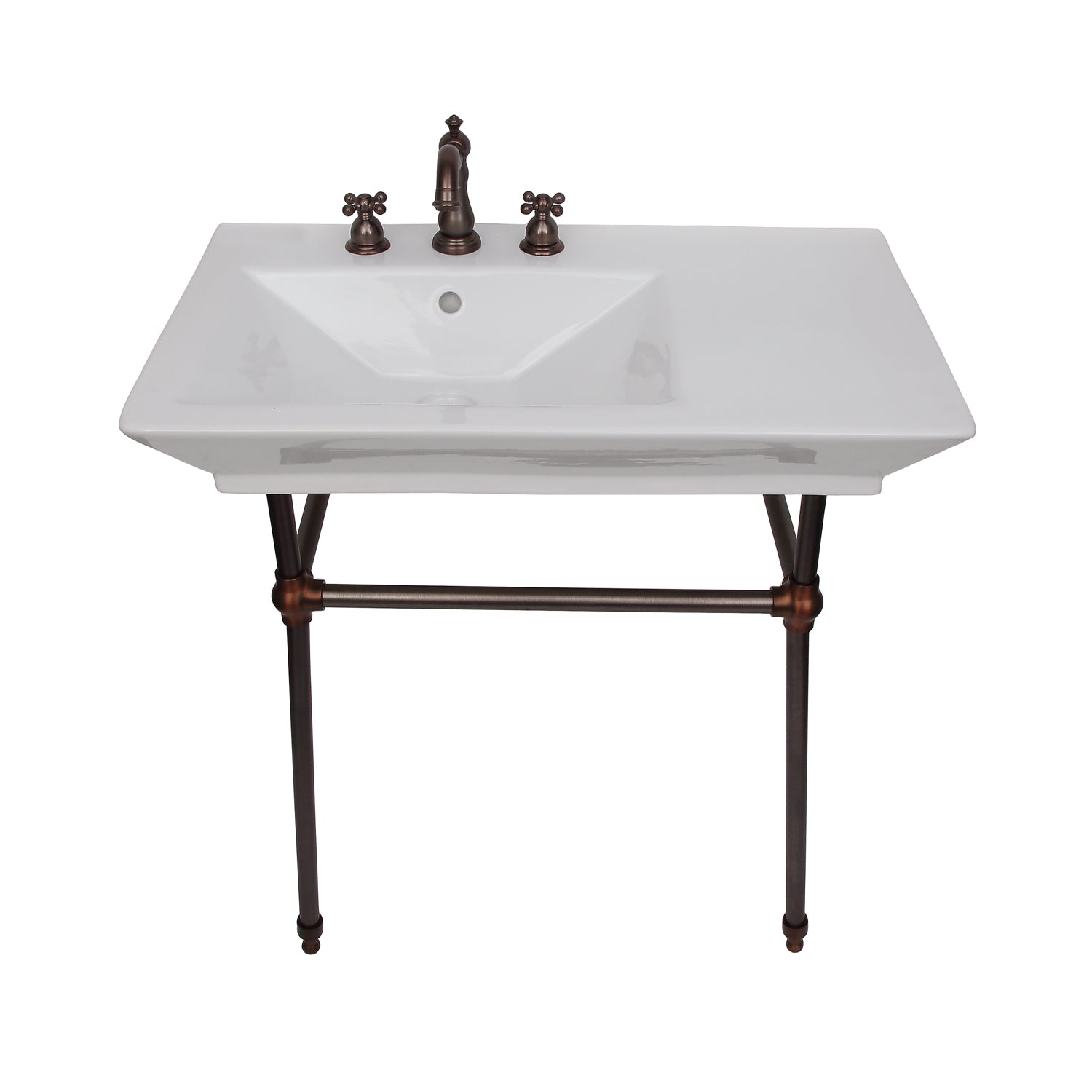 Opulence Small Console with Brass Stand for 