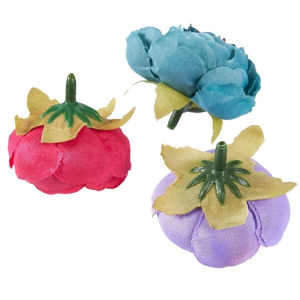 60Pack Peony Flower Heads Artificial Flowers Wedding Decorations Mixed Colors