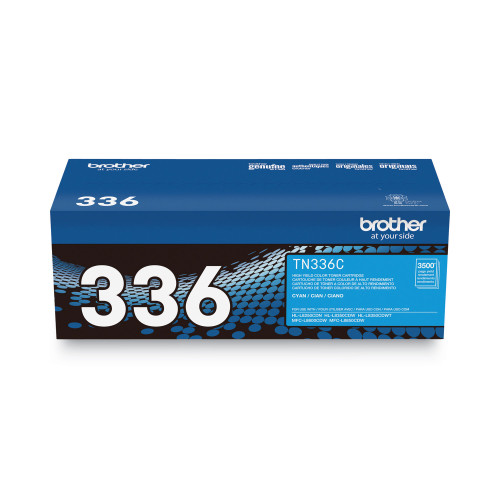 Brother TN336C High-Yield Toner， 3，500 Page-Yield， Cyan