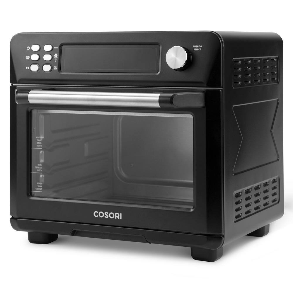 Cosori 25 in. L Black Smart Air Fryer Toaster Oven with Bonus Meat Thermometer KAAPAOCSSUS0015