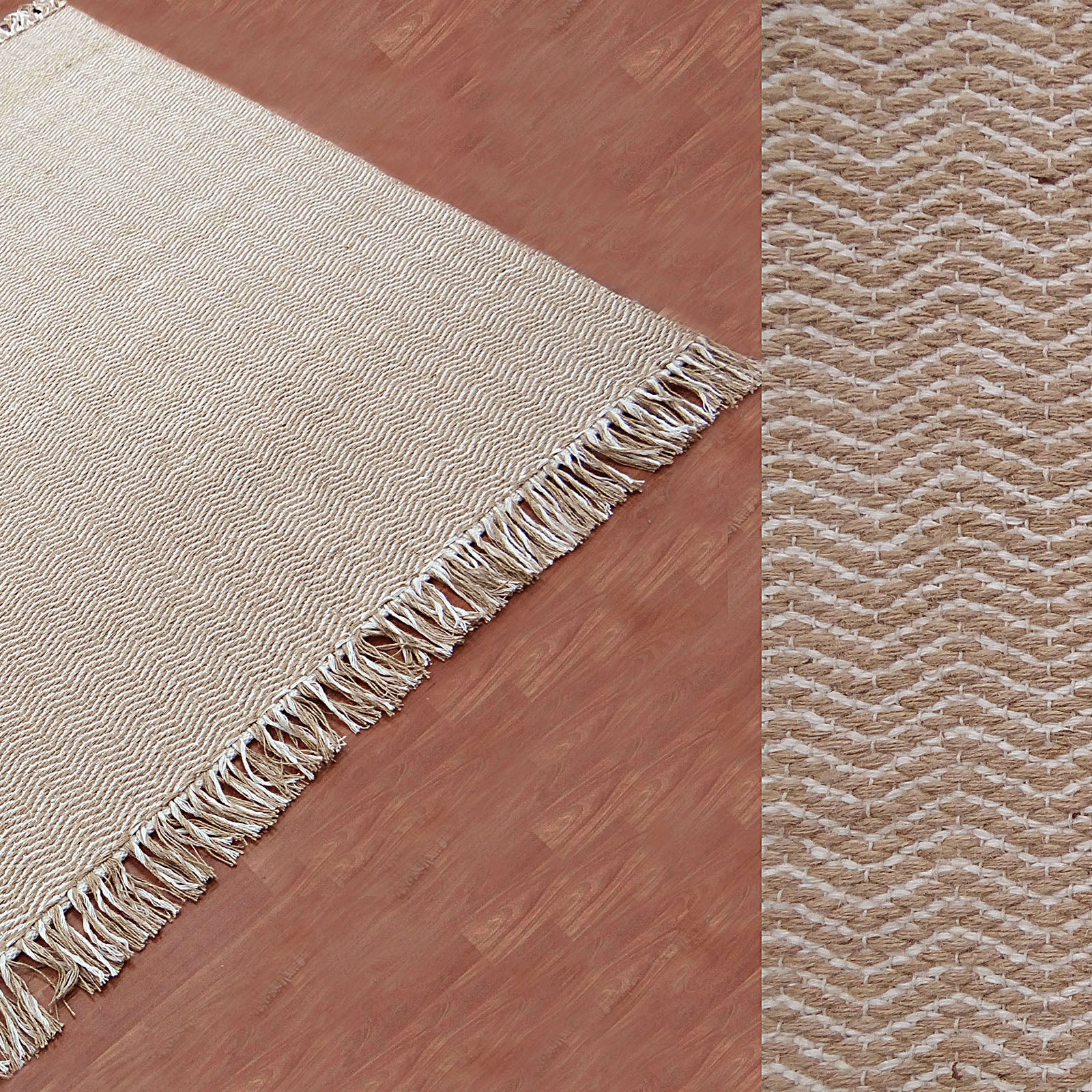 230X160 Cm Braided Handmade Jute Rug Jh-2340-L