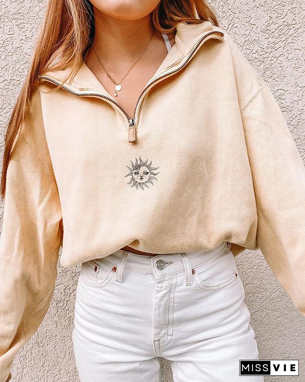 Sun Print Sweatshirt