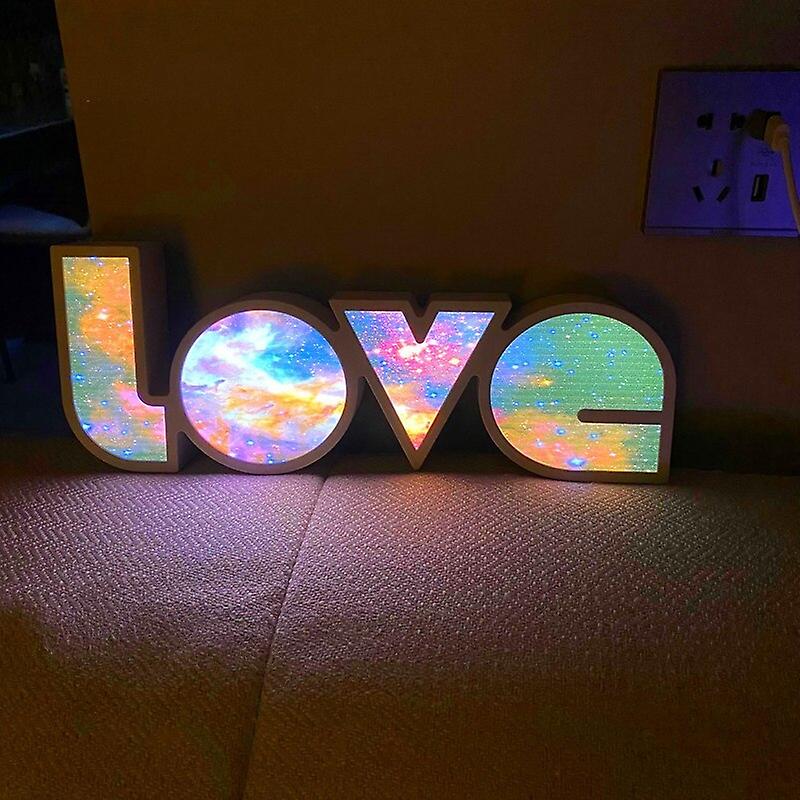 Led Love Night Light Marry Me Party Sign Lights