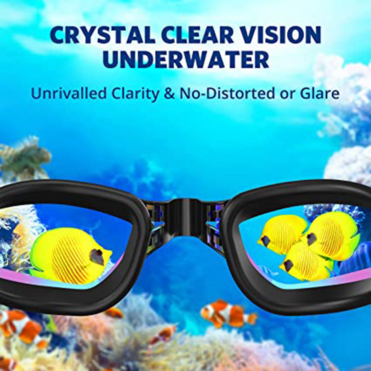 SHX 2pack Swimming Goggles, Swimming Goggles No Leaking Full Protection for Adult Comfortable Daily Swim Glasses with Mirrored Anti-Fog lens