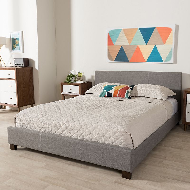 Baxton Studio Elizabeth Contemporary Platform Bed