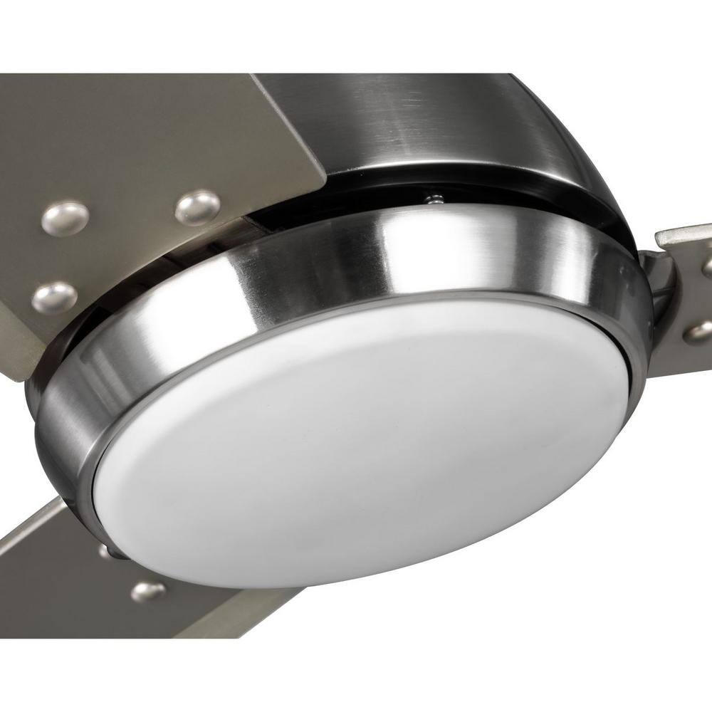 Progress Lighting Oriole 3-Blade 60 in. Integrated LED Brushed Nickel Ceiling Fan with Light Kit P2592-0930K