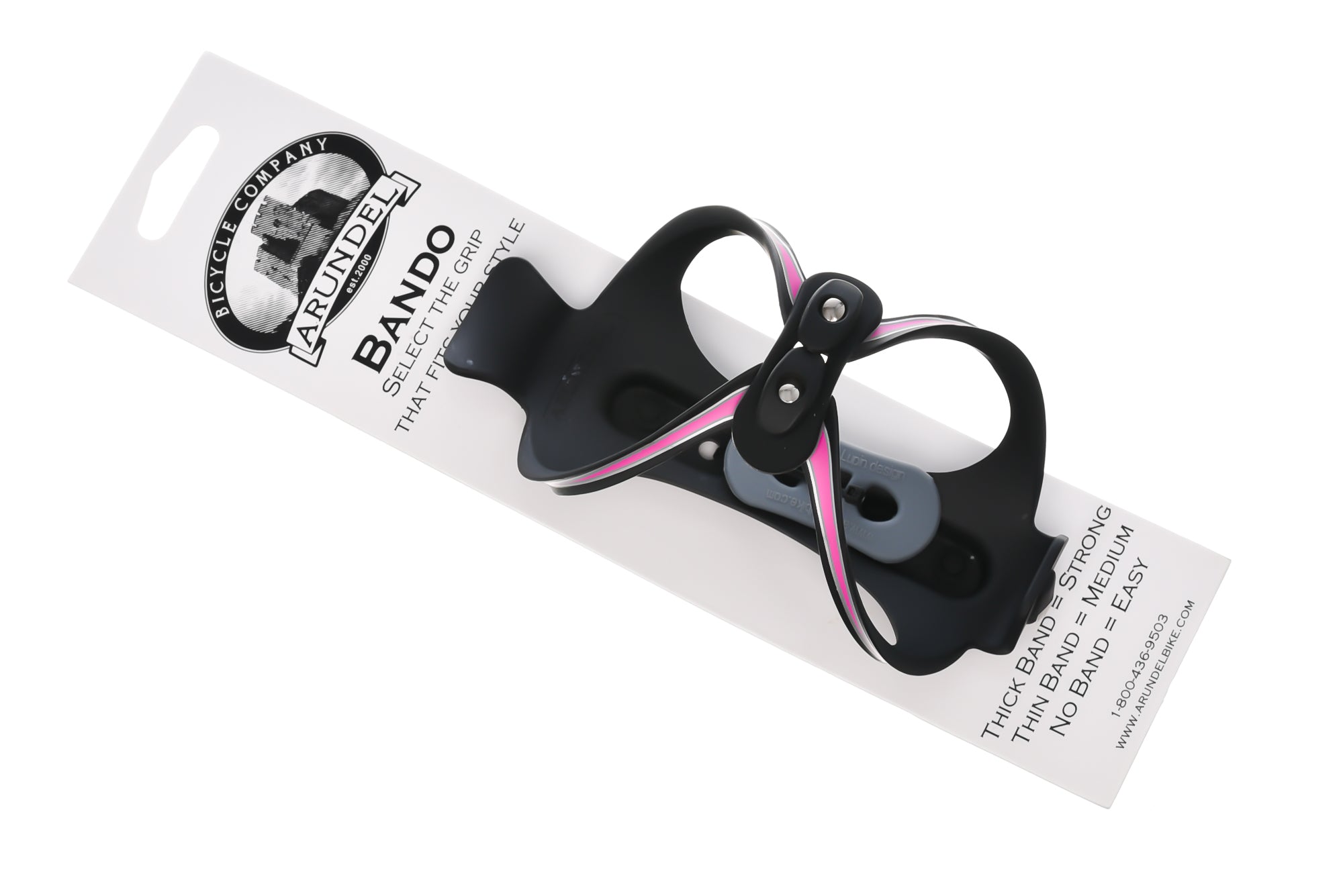 Arundel Bando Water Bottle Cage Black/Pink