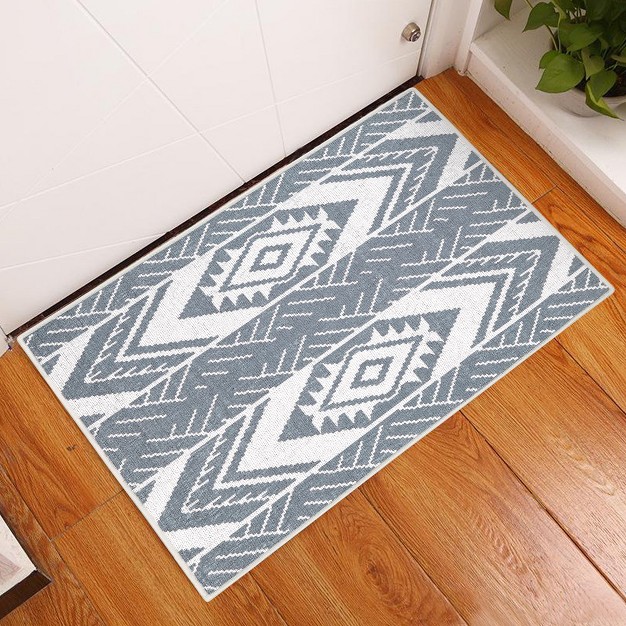 Sussexhome Memorial Collection Cotton Heavy Duty Low Pile Area Rug 2 x27 X 3 x27