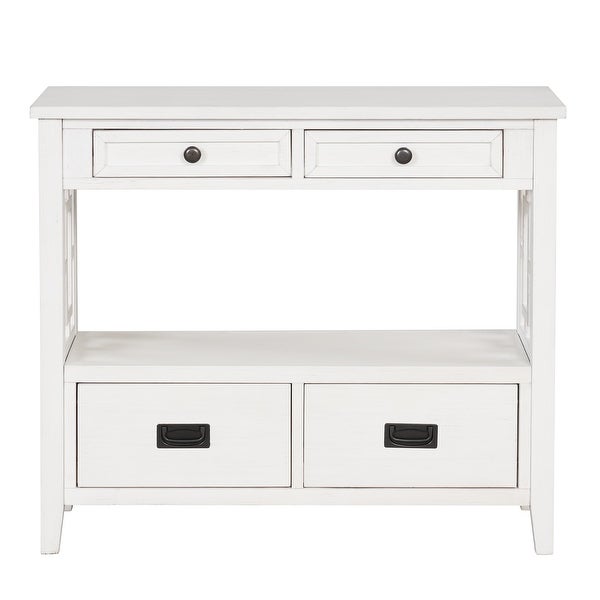 Saddie 36'' Console Table - 31.5 x 36.02 x 12.99 inch