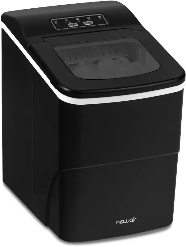 NewAir Matte Black Countertop Ice Maker