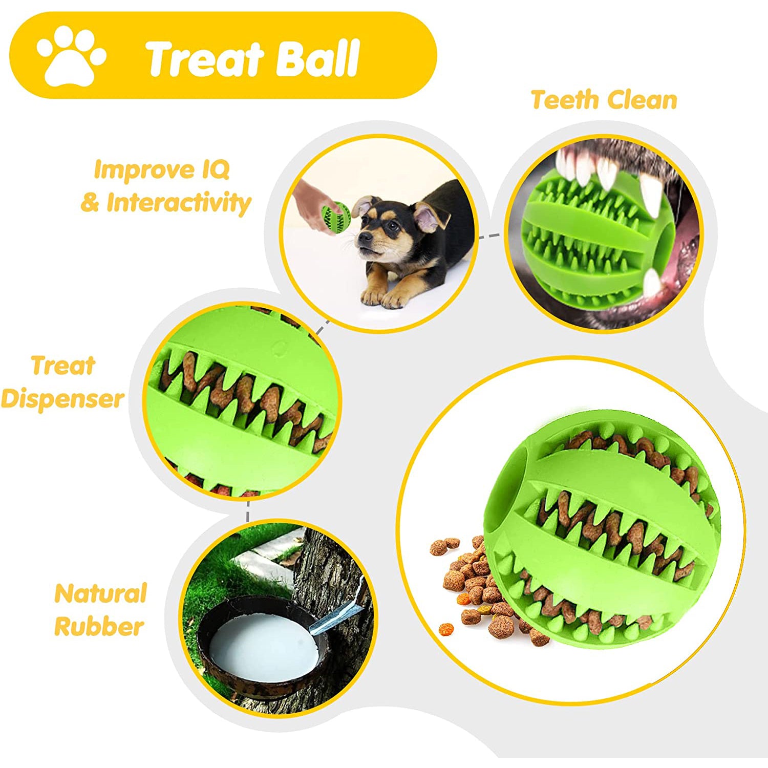 Puppy Toys for Small Dogs， Puppy Chew Toys， Squeaky Toys for Dog， Treat Ball and Rope Toys