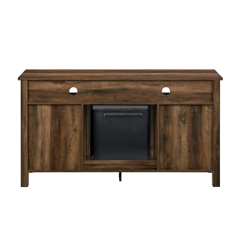 MIddlebrook 58 inch Highboy 2 Door Fireplace TV Stand