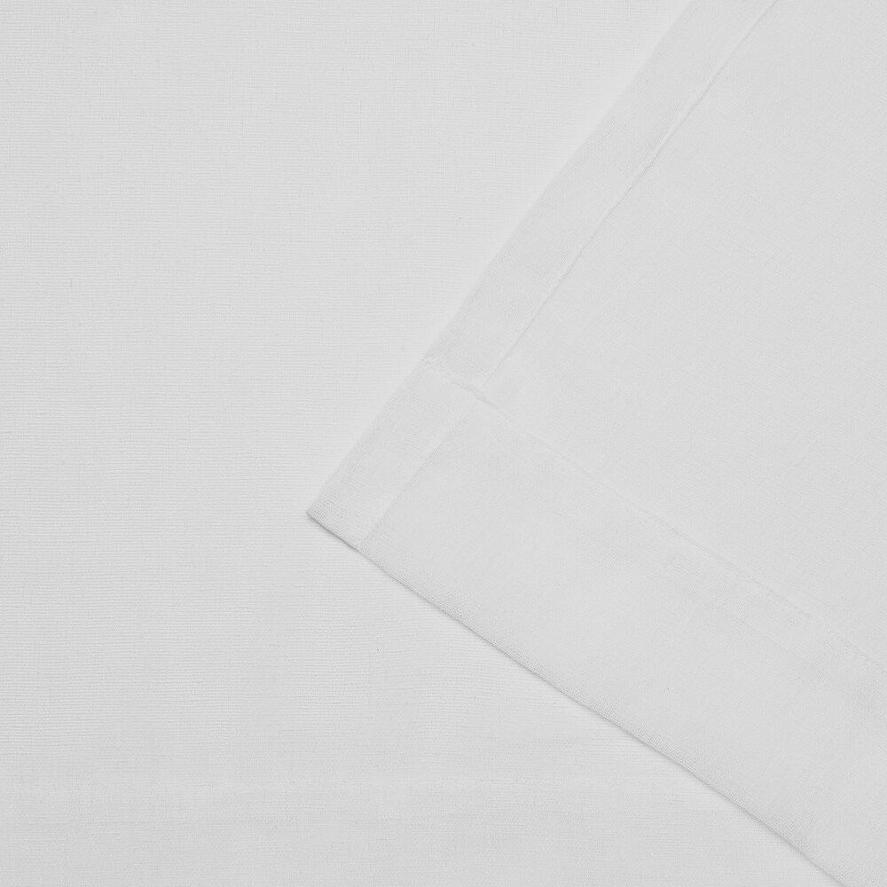 ATI Home Belgian Sheer Hidden Tab Top Curtain Panel Pair