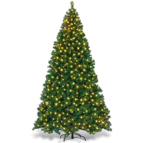 9 Feet PreLit PVC Artificial Christmas Tree with 700 LED Lights