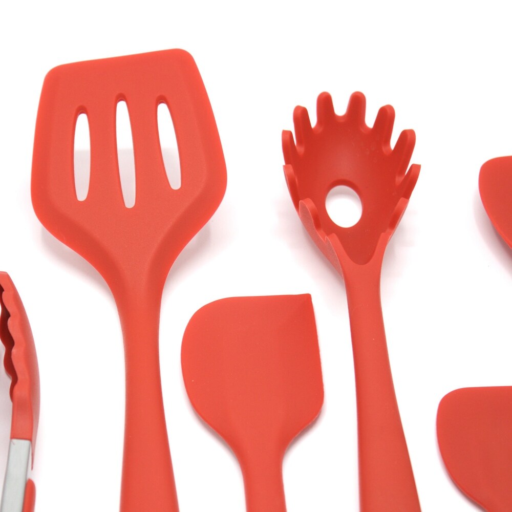 Elyon 10 Piece Silicone Kitchen Cooking Utensils Set   10 Piece