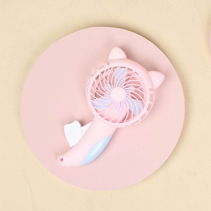 Born Pretty Cartoon Hand-pressed Hand-cranked Small Fan Dormitory Mini Student Portable Hand-held Manual Small Cyber Popular Children's Fan