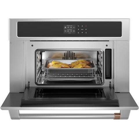 Café 30-inch, 1.3 cu.ft. Built-in Single Wall Oven with True European Convection CMB903P2NS1